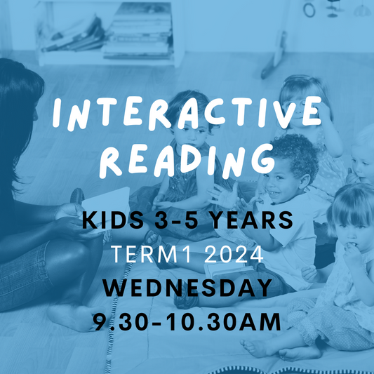 Interactive Reading Program for Kids 3-5yrs - Term 1 2024