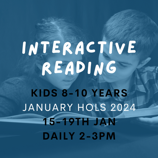 Interactive Reading Program For Kids 8-10yrs - January 15-19th 2024